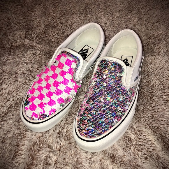 Vans flipping sequins pink Clearance